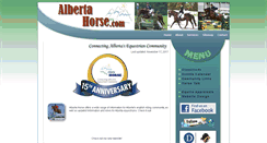 Desktop Screenshot of albertahorse.com